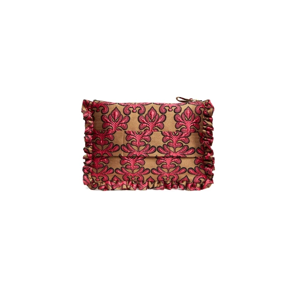 La DoubleJ Hand Pochette in Herald Fuchsia, view 5