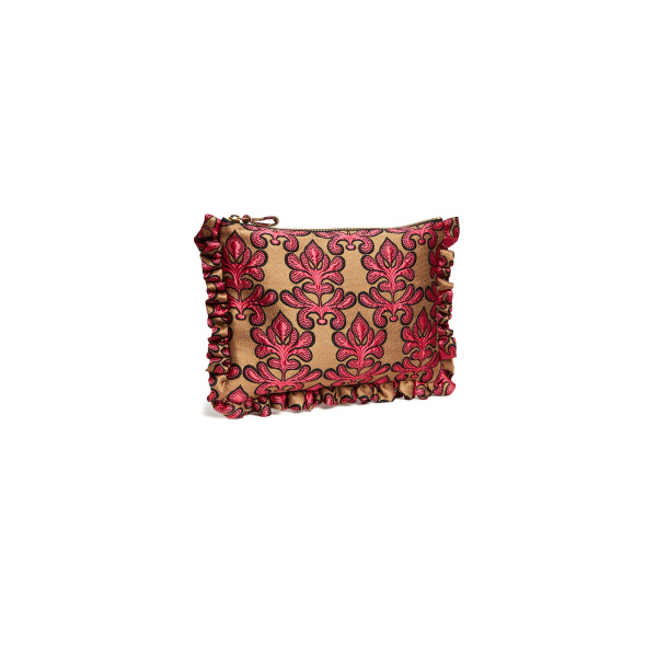 La DoubleJ Hand Pochette in Herald Fuchsia at Coveti