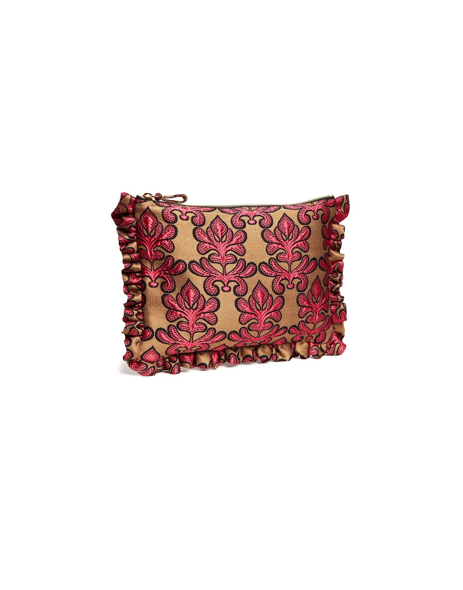La DoubleJ Hand Pochette in Herald Fuchsia at Coveti La DoubleJ Hand Pochette in Herald Fuchsia at Coveti