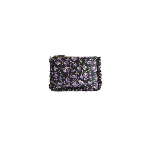 La DoubleJ Hand Pochette in Honeysuckle Black at Coveti