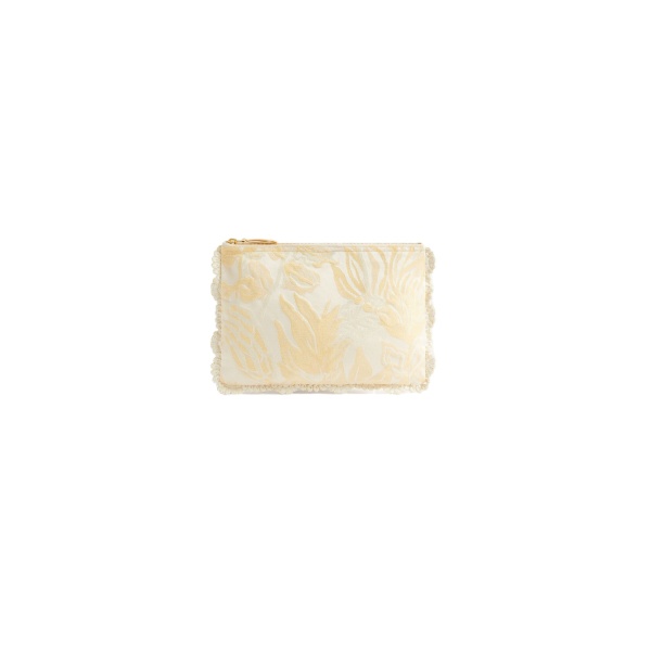 La DoubleJ Hand Pochette in Iris Yellow at Coveti