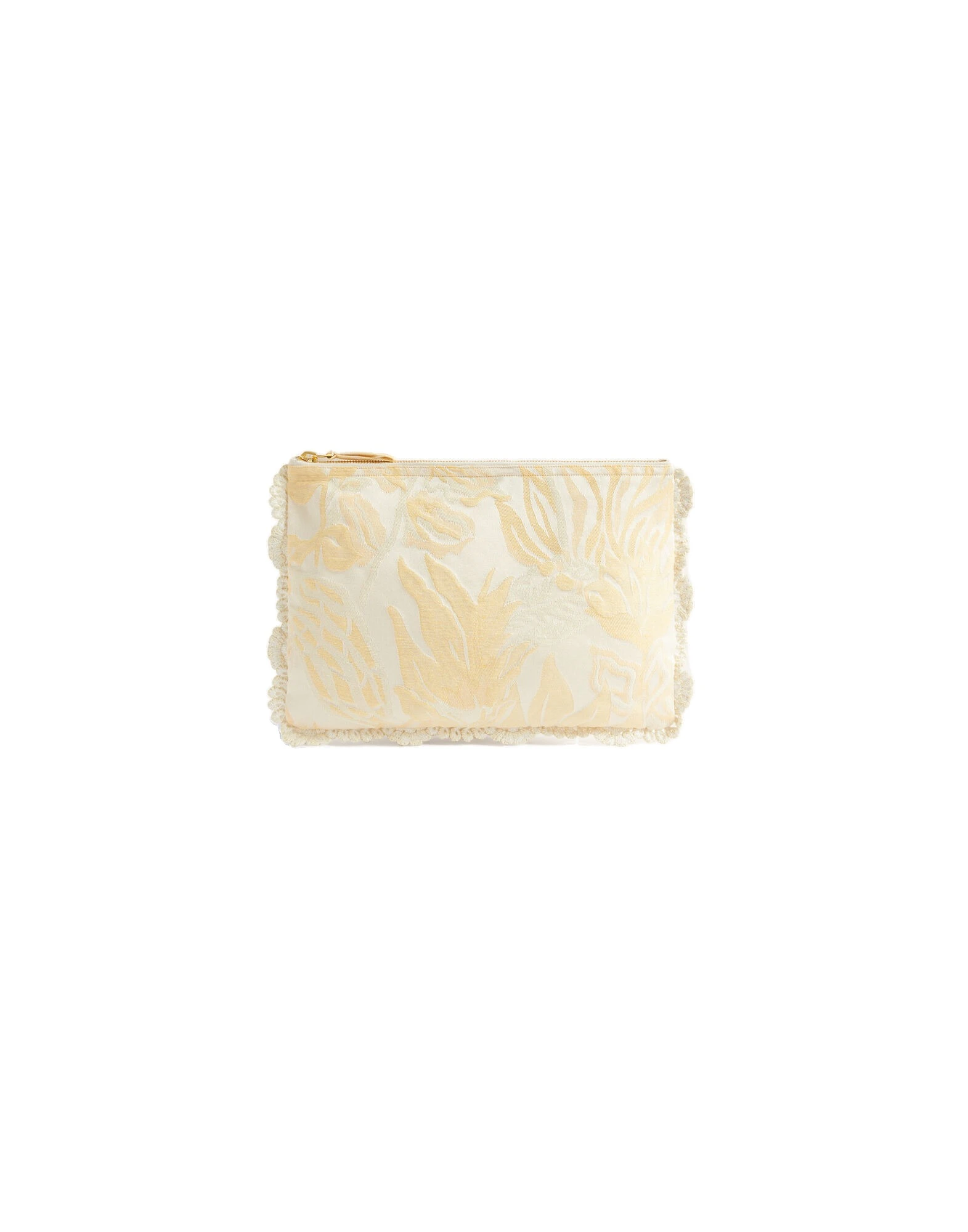 La DoubleJ Hand Pochette in Iris Yellow at Coveti La DoubleJ Hand Pochette in Iris Yellow at Coveti