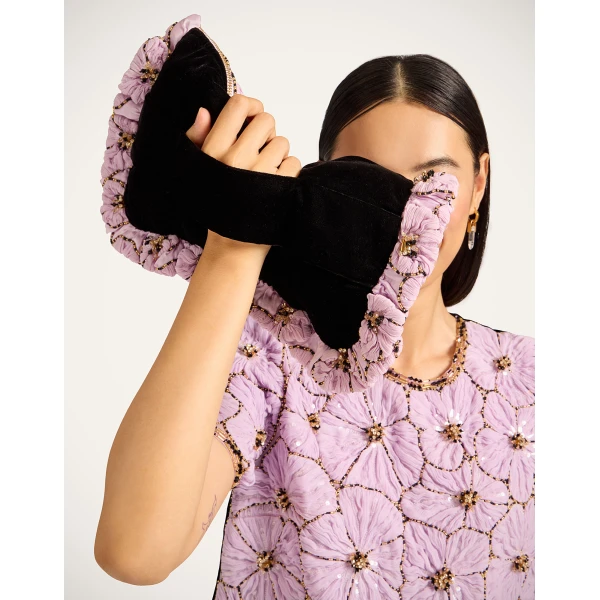 La DoubleJ Hand Pochette in Lilac, view 3