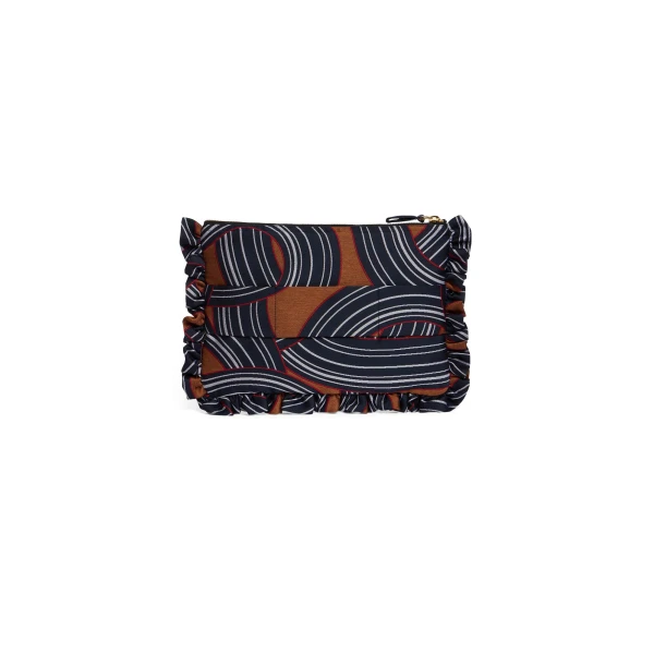 La DoubleJ Hand Pochette in Montecarlo Blue, view 3