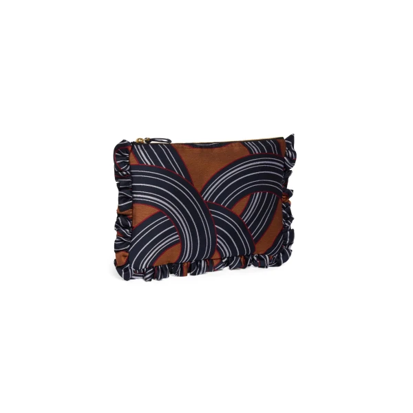 La DoubleJ Hand Pochette in Montecarlo Blue, view 5