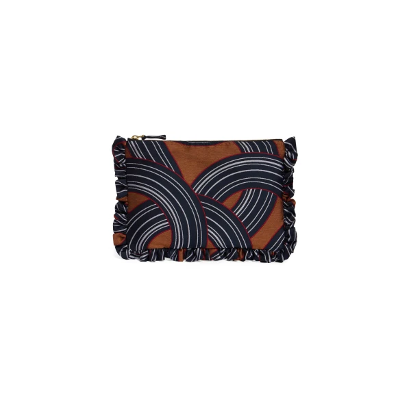 La DoubleJ Hand Pochette in Montecarlo Blue at Coveti