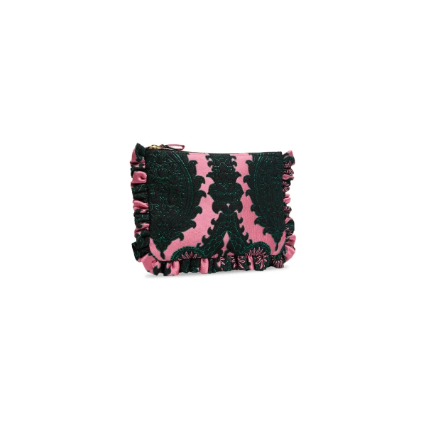 La DoubleJ Hand Pochette in Oltrarno Pink, view 3