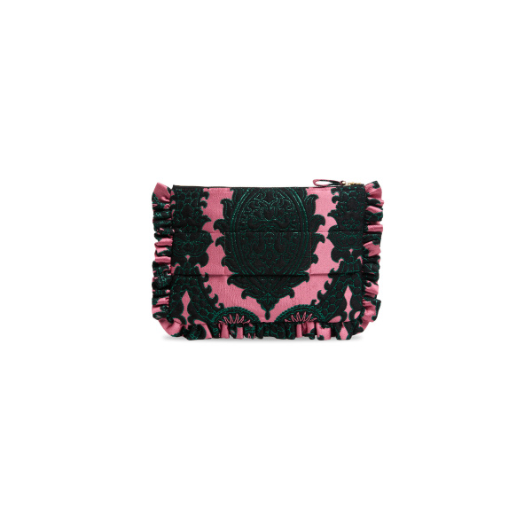La DoubleJ Hand Pochette in Oltrarno Pink at Coveti