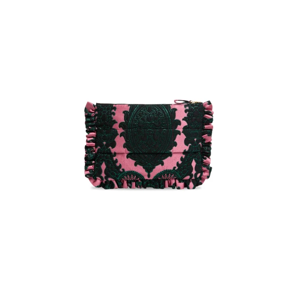 La DoubleJ Hand Pochette in Oltrarno Pink at Coveti