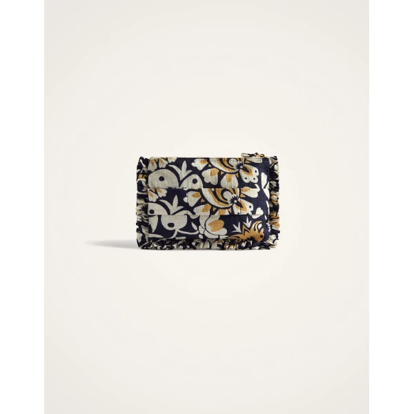La DoubleJ Hand Pochette in Selva Blue, view 4