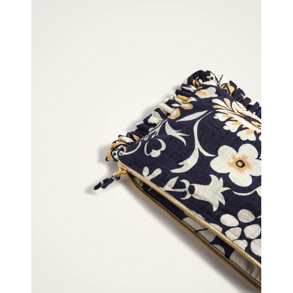 La DoubleJ Hand Pochette in Selva Blue, view 5