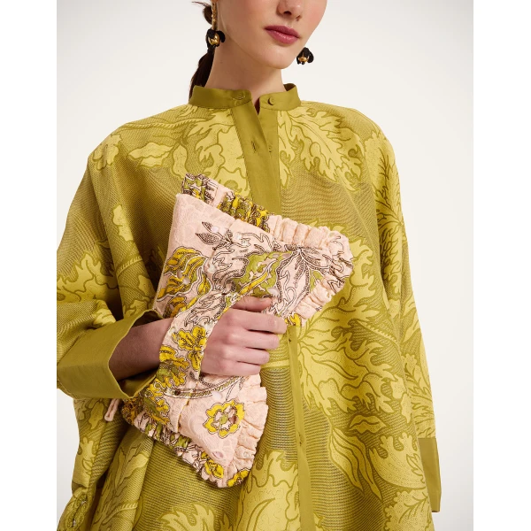 La DoubleJ Hand Pochette in Swathe Pink | Clutch Bags | Coveti