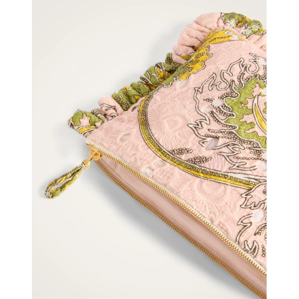 La DoubleJ Hand Pochette in Swathe Pink | Clutch Bags | Coveti