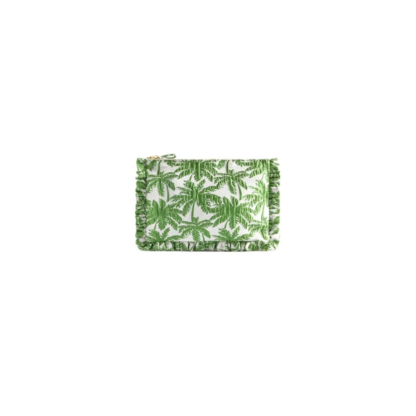 La DoubleJ Hand Pochette in Tropicana White at Coveti