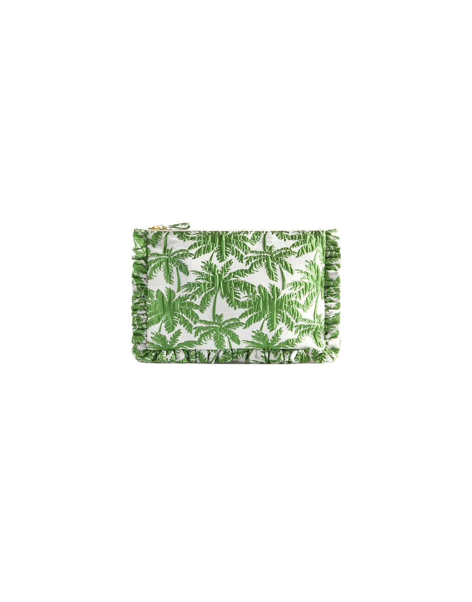 La DoubleJ Hand Pochette in Tropicana White at Coveti La DoubleJ Hand Pochette in Tropicana White at Coveti