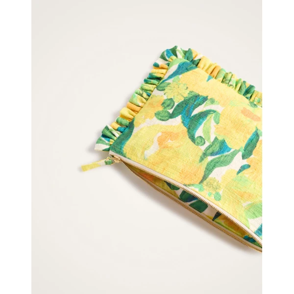 La DoubleJ Hand Pochette in Zesty Yellow, view 5