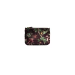 La DoubleJ Hand Pochette in Zooflora Burgundy at Coveti La DoubleJ Hand Pochette in Zooflora Burgundy at Coveti