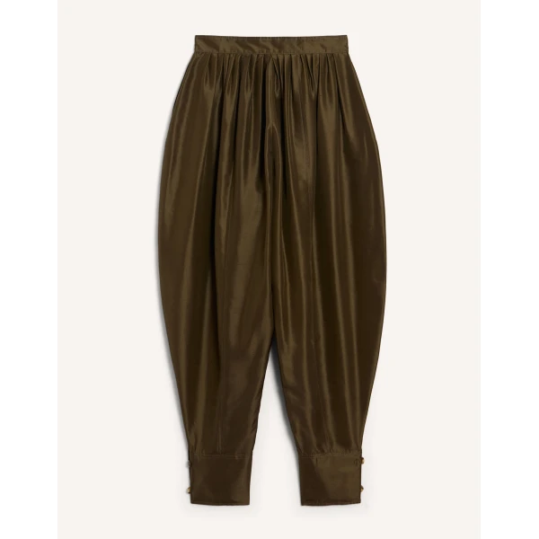 La DoubleJ Harem Pants in Moss Green at Coveti