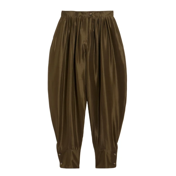 Harem Pants in Moss Green