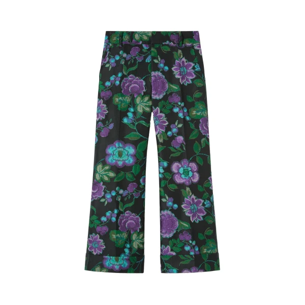 La DoubleJ Hendrix Pants in Botanical Black at Coveti