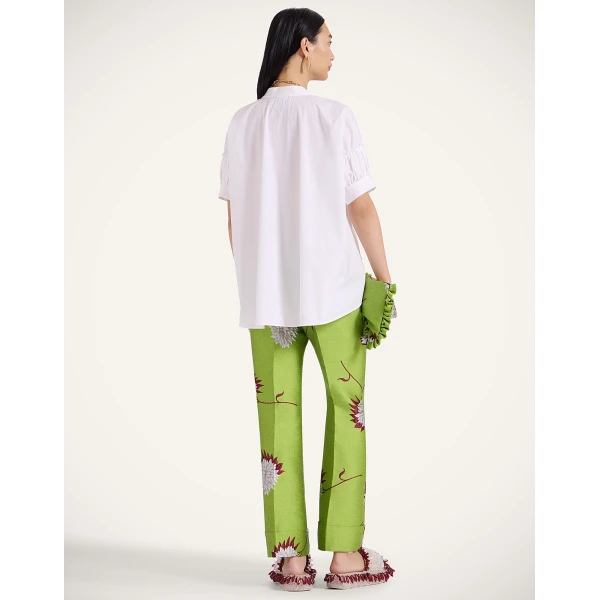 La DoubleJ Hendrix Pants in Derby Lime at Coveti