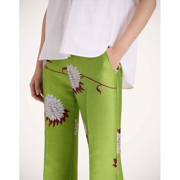 La DoubleJ Hendrix Pants in Derby Lime at Coveti