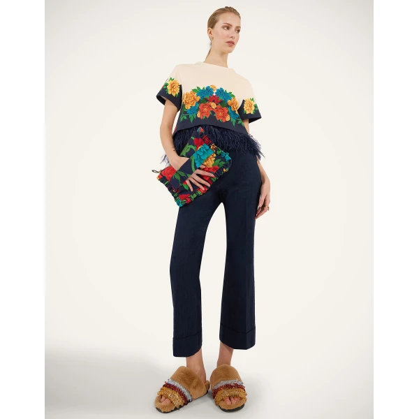La DoubleJ Hendrix Pants in Midnight Blue, view 4