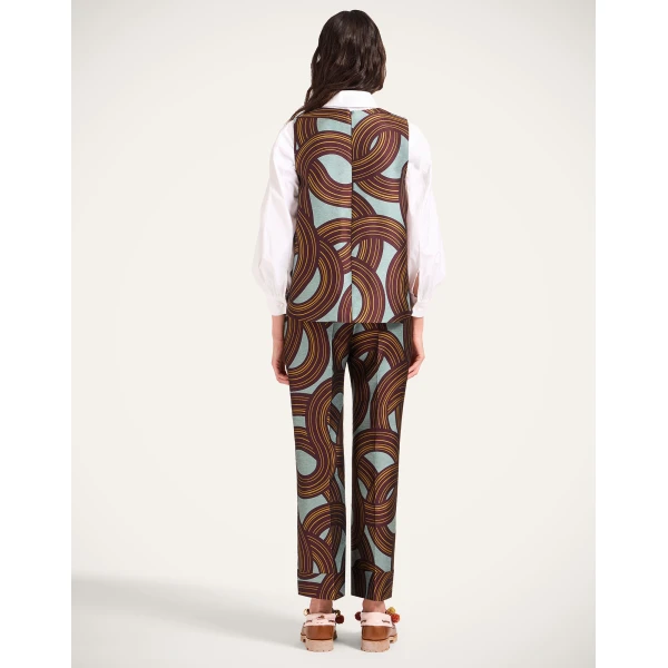 La DoubleJ Hendrix Pants in Montecarlo Dusty Blue, view 3