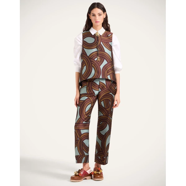 La DoubleJ Hendrix Pants in Montecarlo Dusty Blue, view 4