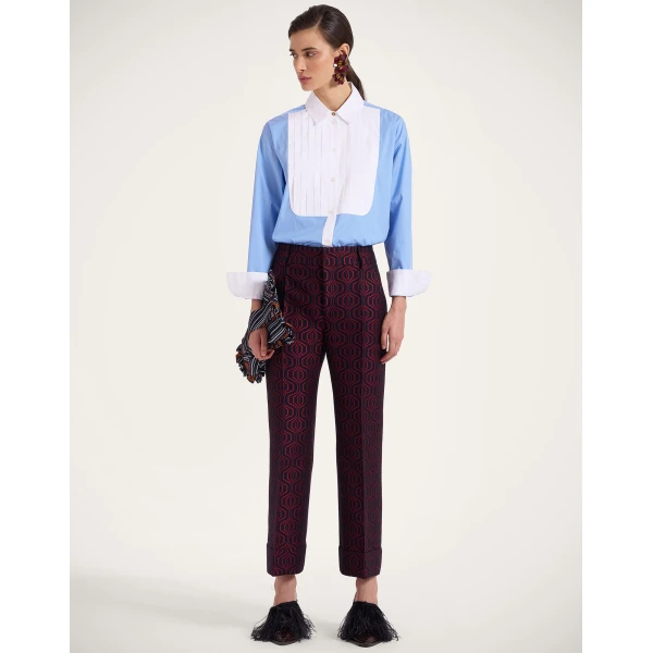 La DoubleJ Hendrix Pants in Pixel Blue, view 2