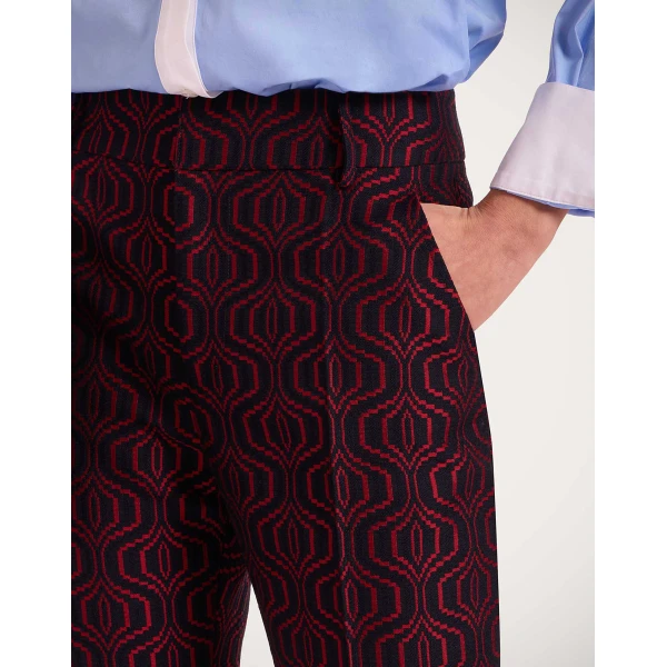 La DoubleJ Hendrix Pants in Pixel Blue, view 5