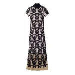 La DoubleJ Herald Long Dress in Herald Silver | Maxi Dresses | Coveti