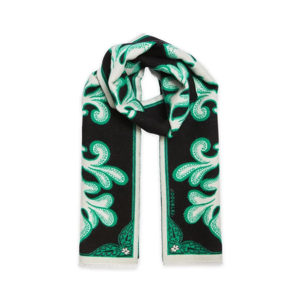 La DoubleJ Herald Scarf 30 in Herald Black, view 3