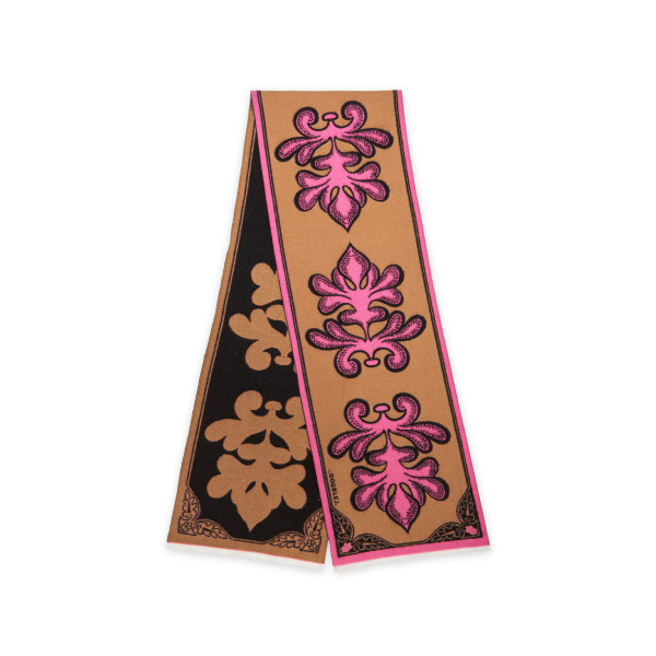 La DoubleJ Herald Scarf 30 in Herald Chocolate at Coveti