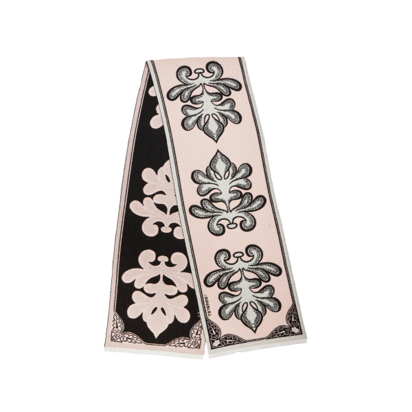 La DoubleJ Herald Scarf 30 in Herald Light Pink at Coveti