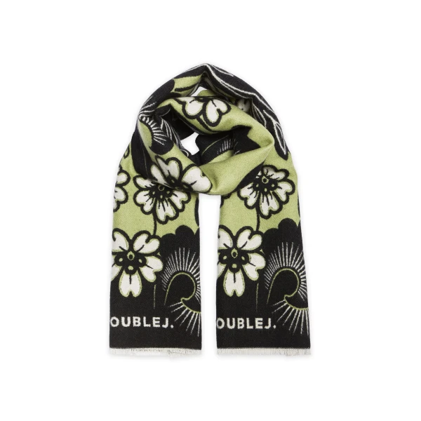 La DoubleJ Herald Scarf 50 in Mayfair Black, view 4