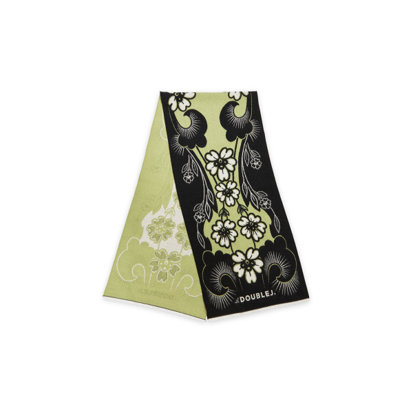 La DoubleJ Herald Scarf 50 in Mayfair Black at Coveti