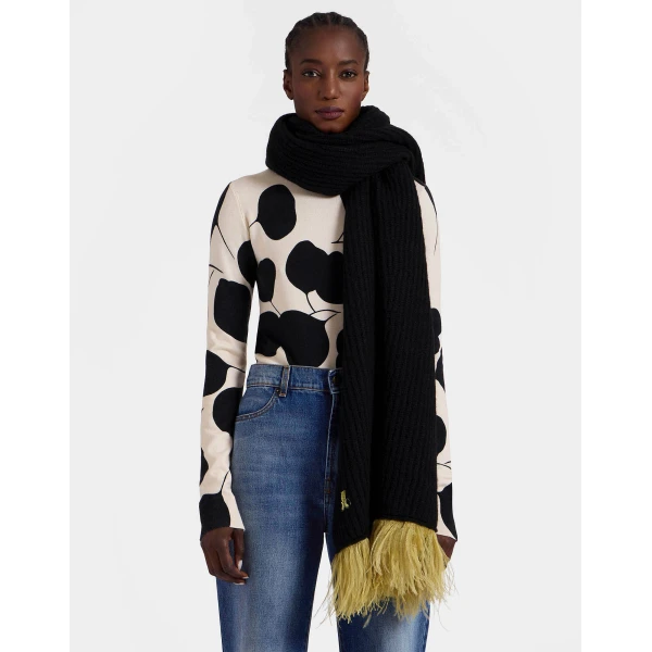 La DoubleJ High Kick Scarf in Anthracite at Coveti