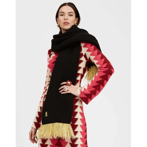 La DoubleJ High Kick Scarf in Anthracite at Coveti