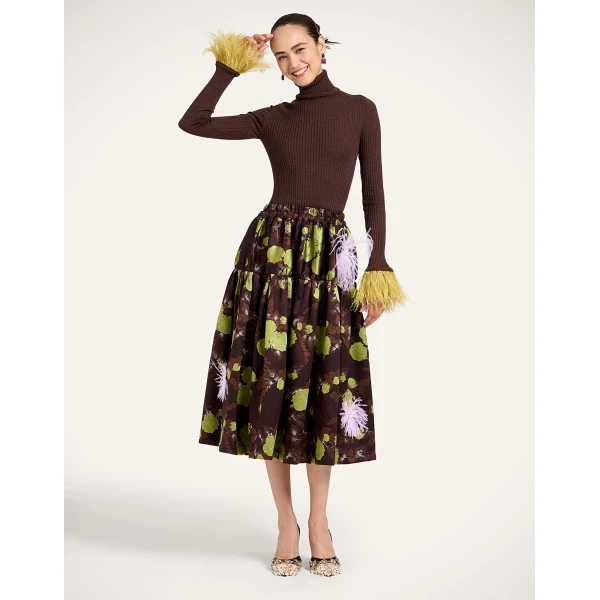 La DoubleJ High Kick Top in Cocoa at Coveti
