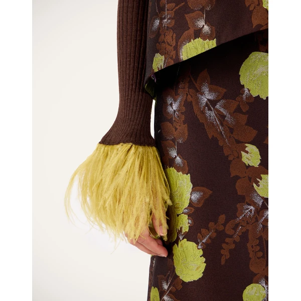 La DoubleJ High Kick Top in Cocoa at Coveti