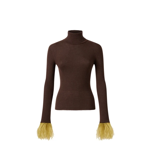 La DoubleJ High Kick Top in Cocoa at Coveti