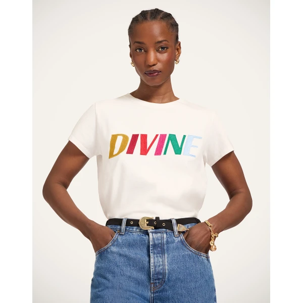 La DoubleJ High Tee Shirt in Divine White | T-shirts | Coveti