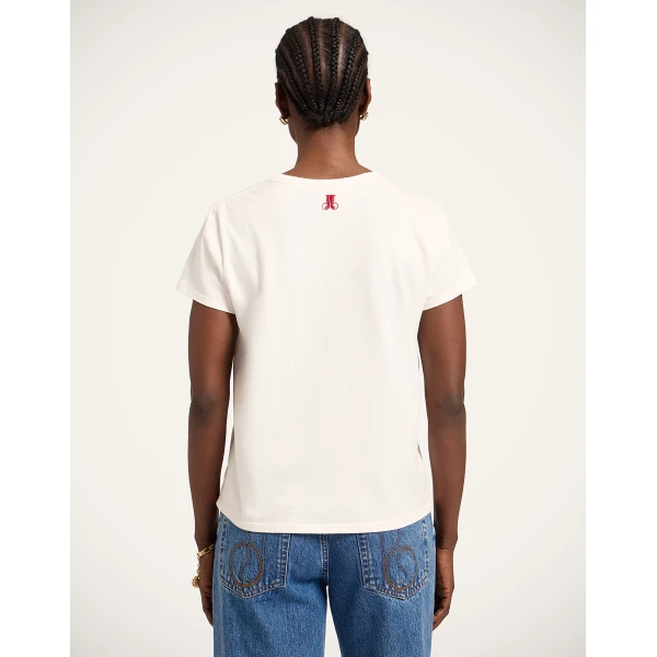 La DoubleJ High Tee Shirt in Divine White | T-shirts | Coveti