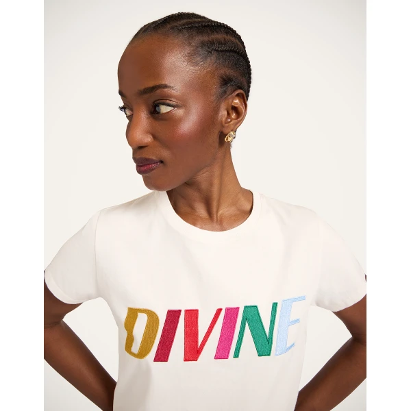 La DoubleJ High Tee Shirt in Divine White | T-shirts | Coveti