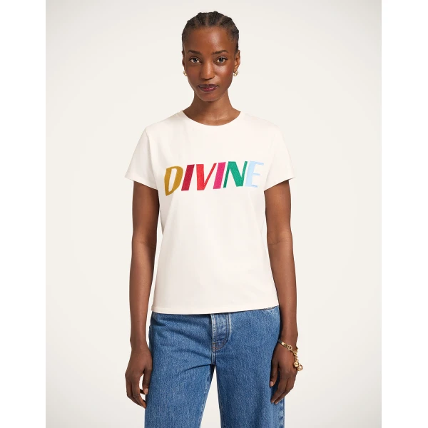 La DoubleJ High Tee Shirt in Divine White | T-shirts | Coveti
