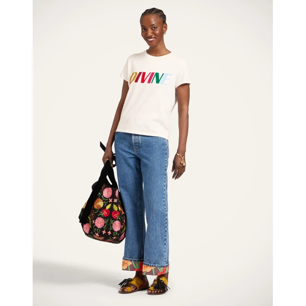 La DoubleJ High Tee Shirt in Divine White | T-shirts | Coveti