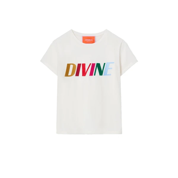 High Tee Shirt in Divine White