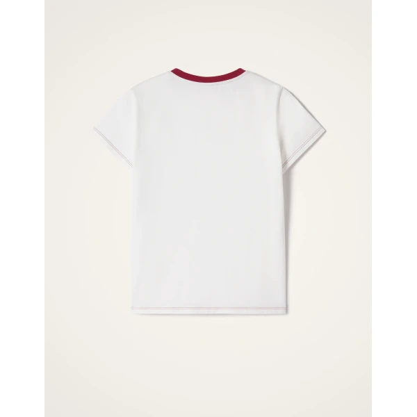 La DoubleJ High Vibe Tee in Butterbird White | T-shirts | Coveti