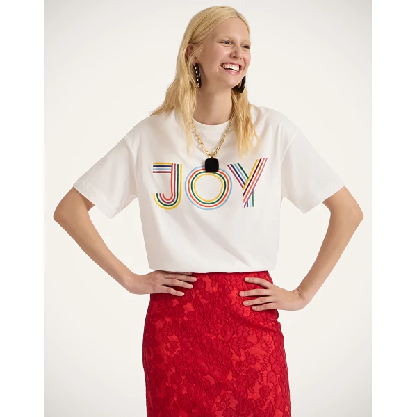 La DoubleJ House T-Shirt in Joy Off White | T-shirts | Coveti